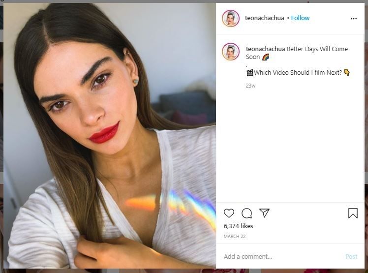 Beauty Blogger Mirip Kendall Jenner (instagram.com/teonachachua)