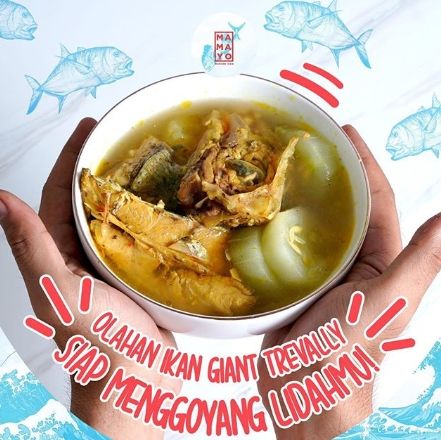 Sajian ikan goreng Warung Ikan Mamayo di Yogyakarta. (Insstagram/@warungikan.mamayo)