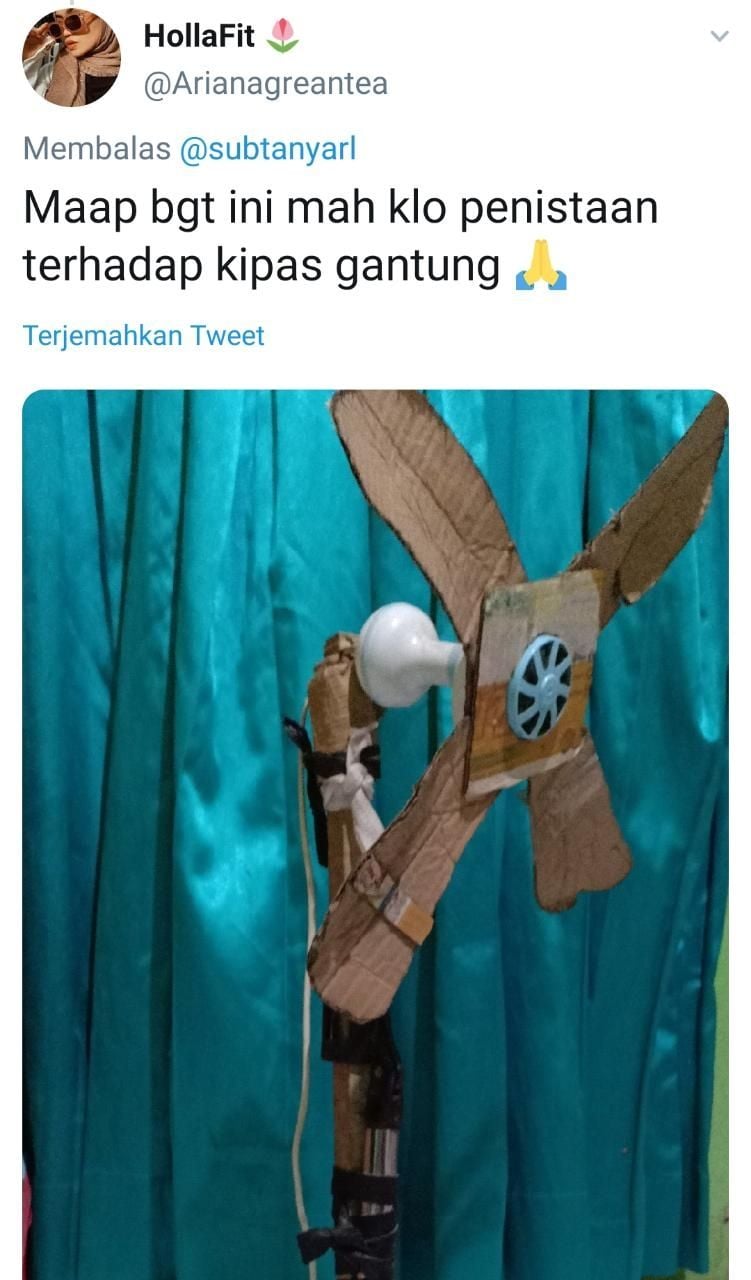 Barang absurd di rumah (Twitter)