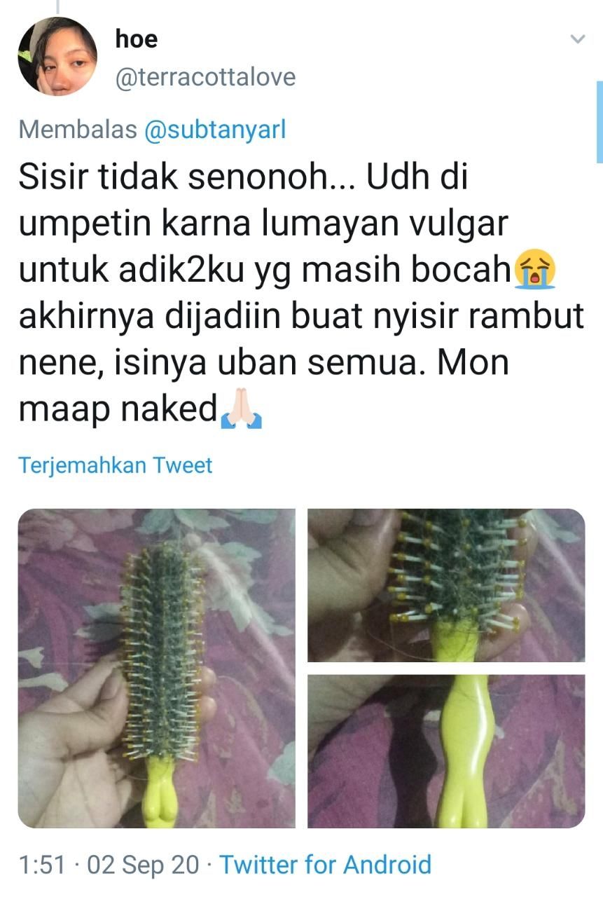 Barang absurd di rumah (Twitter)