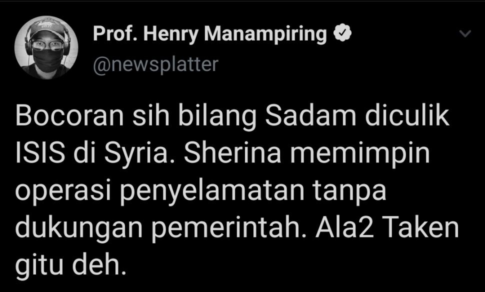 Khayalan Warganet Tentang Cerita Sekuel Petualangan Sherina