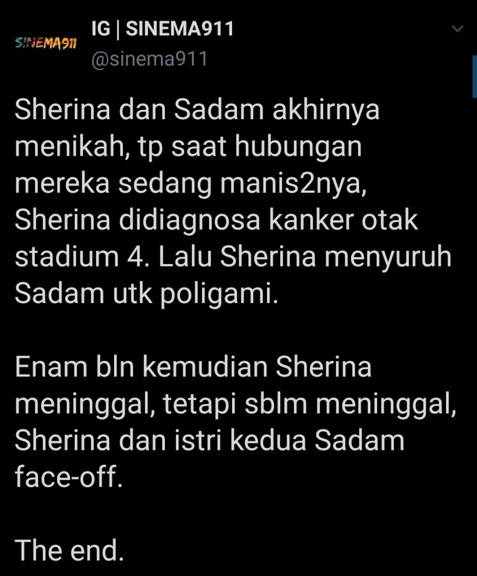 Khayalan Warganet Tentang Cerita Sekuel Petualangan Sherina