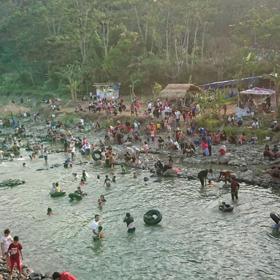 Gubug Serut, destinasi wisata air yang viral di Jawa Tengah. (Dok Instagram/Gubug Serut)