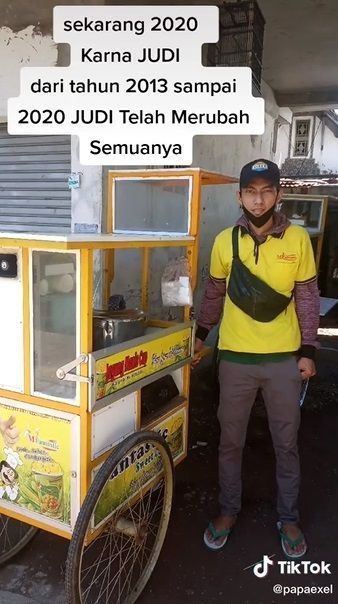 kisah mantan SPV kehilangan pekerjaan dan keluarga gegara judi online (TikTok/papaexel)