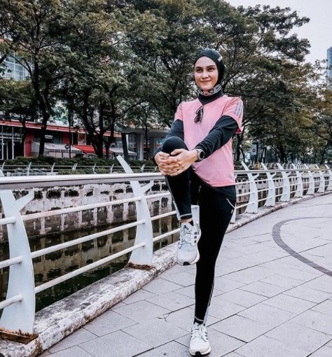 gaya hijab sporty