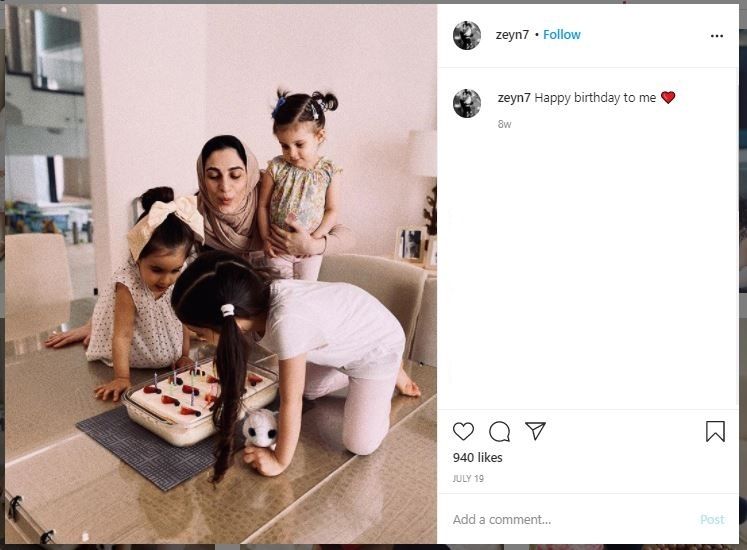 Mantan Istri Miliuner Dubai yang Anak-anaknya Terancam Diculik (instagram.com/zeyn7)