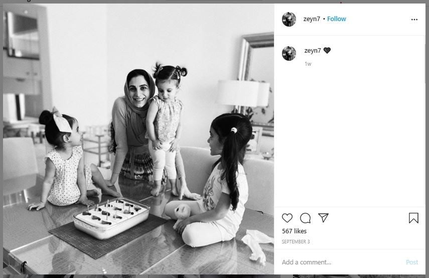 Mantan Istri Miliuner Dubai yang Anak-anaknya Terancam Diculik (instagram.com/zeyn7)