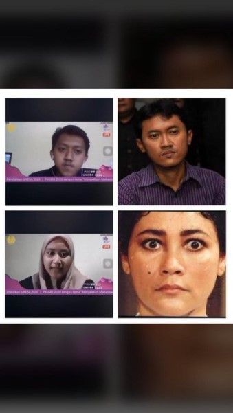 Viral Video Panitia Ospek Online. (Twitter)