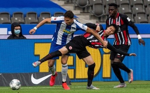 Pemain Eintracht Frankfurt asal Jepang Daichi Kamada. [AFP]