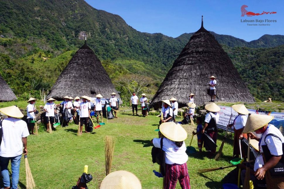 Gerakan BISA di Kampung Wae Rebo. (Labuan Bajo Flores Tourism Authority)