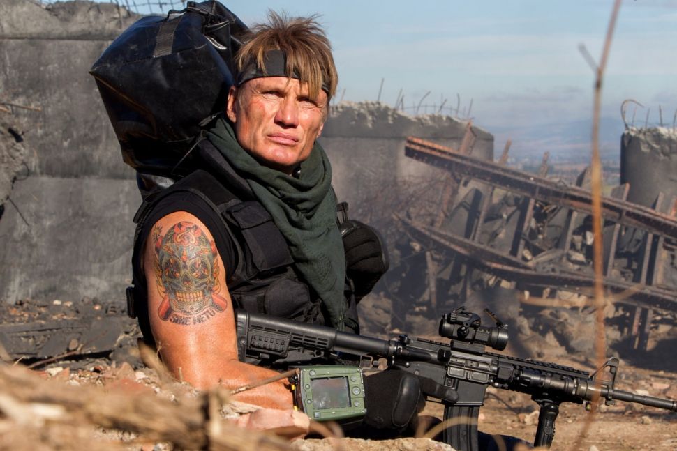 Dolph Lundgren di film The Expendables 3.