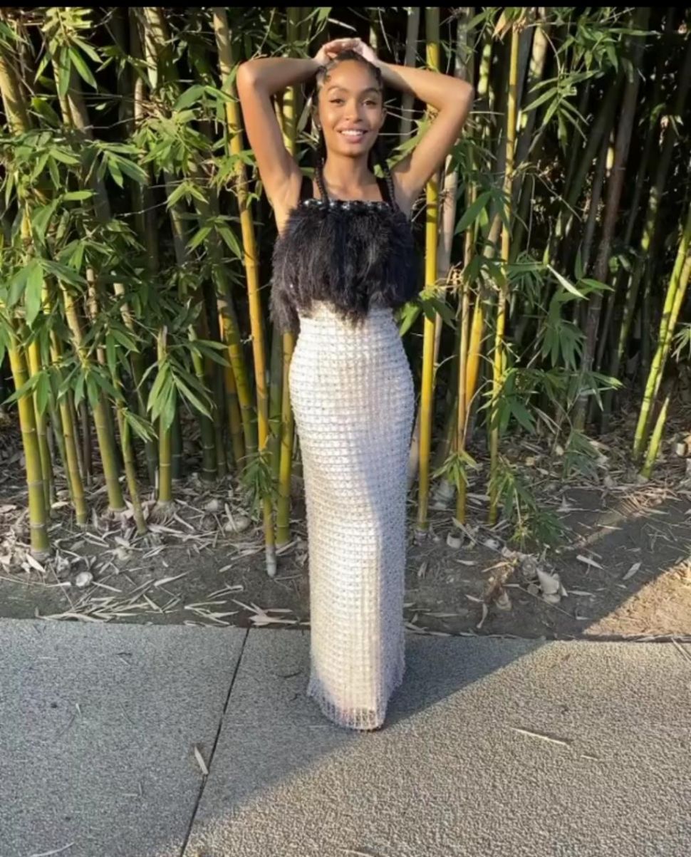 Tampilan Karpet Merah Para Selebriti di Emmy Awards (Instagram/ Yara Shahidi)