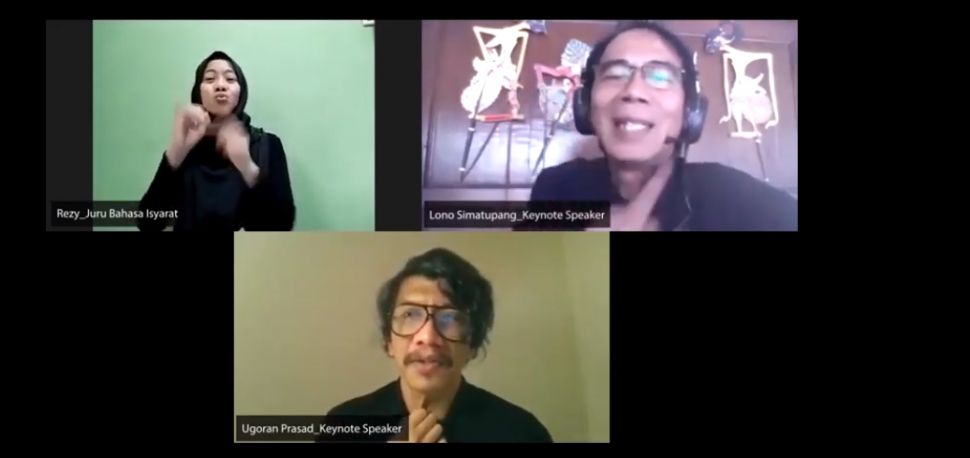 FKY 2020 turut memberikan dukungan atas diadakannya Konferensi Pertunjukan dan Teater Indonesia 2020 (YouTube/Festival Kebudayaan Yogyakarta)