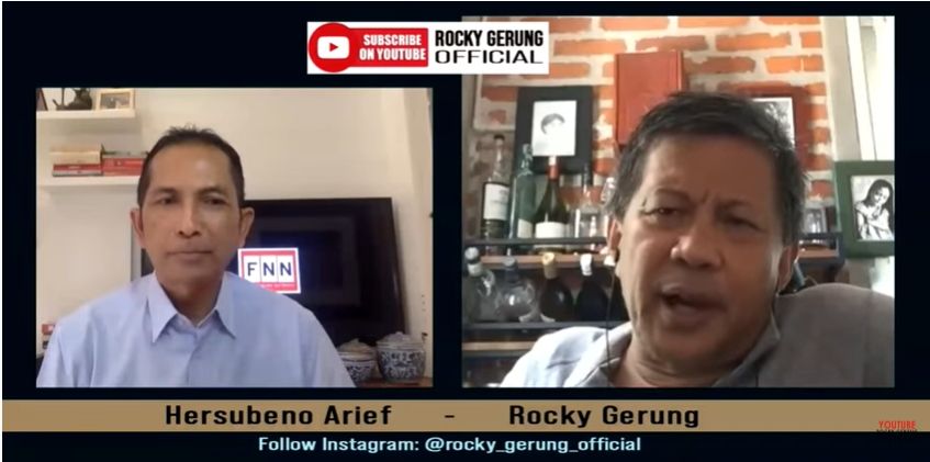 Rocky Gerung Sentil Pidato Jokowi di PBB (Youtube/Rocky Gerung).