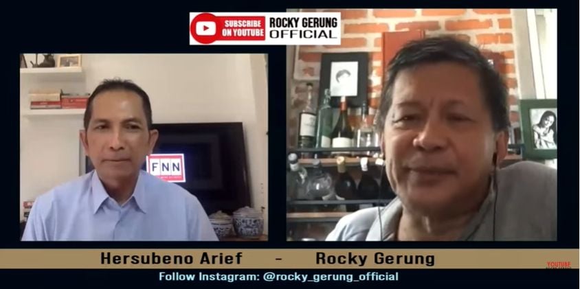 Rocky Gerung Kritik Isi Pidato Jokowi (YouTube/Rocky Gerung).