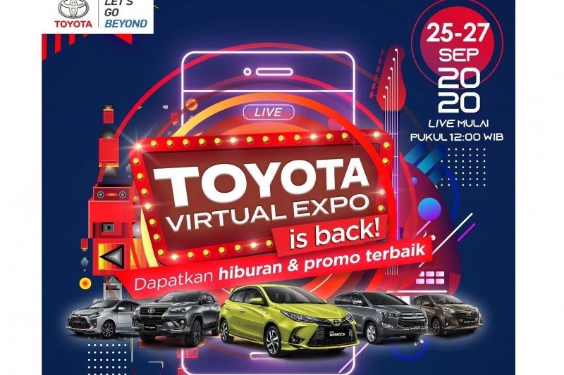 Toyota Virtual Expo yang berlangsung 25-27 September 2020 [PT Toyota-Astra Motor].