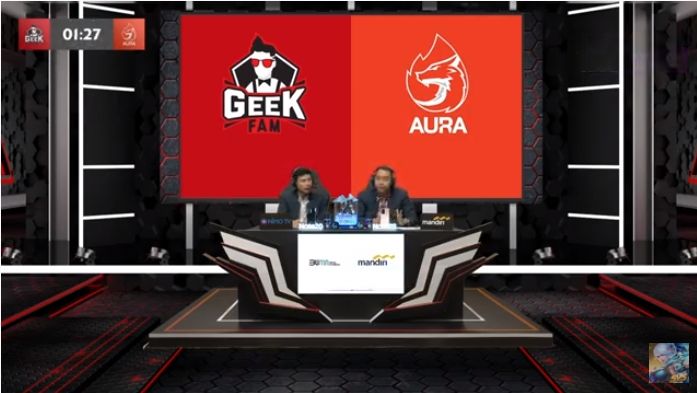 Geek Fam vs Aura Fire. (MPL Indonesia)