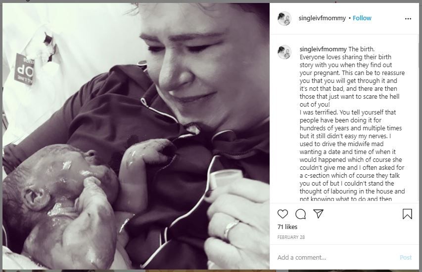 Lisa Green, Ibu yang Pilih Hamil dan Punya Anak Sendiri (instagram.com/singleivfmommy)