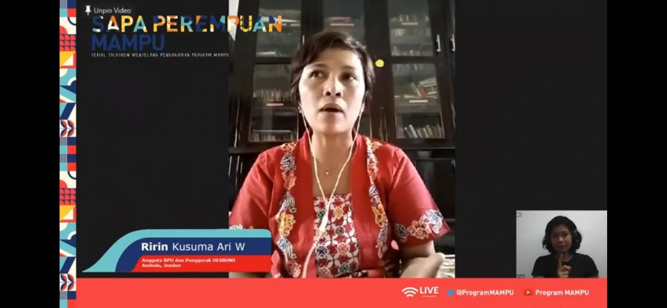 Ririn Kusuma (MAMPU Talkshow)