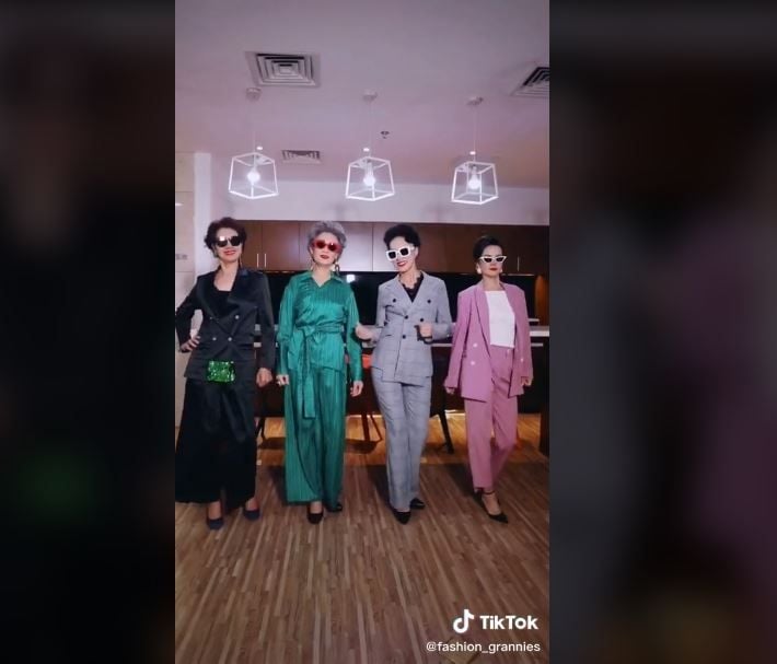 Glamma Beijing, Grup Model Lansia (tiktok.com/@fashion_grannies)