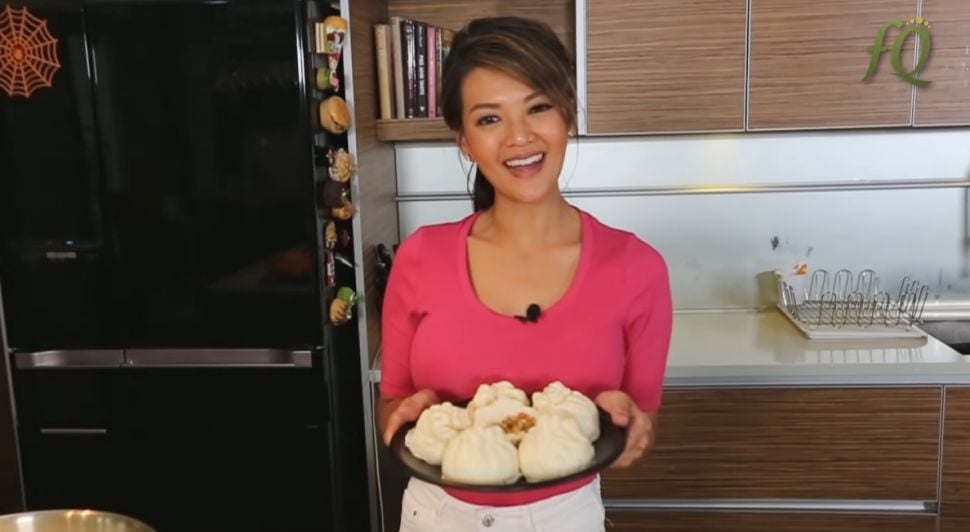 Bakpao vegetarian buatan chef Farah Quinn. (Dok. Youtube)