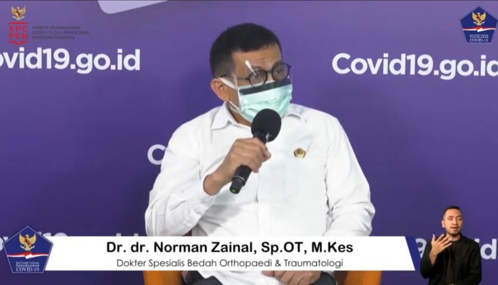 Dr. dr. Norman Zainal, Sp. OT, M.Kes (Dok.Covid-19)