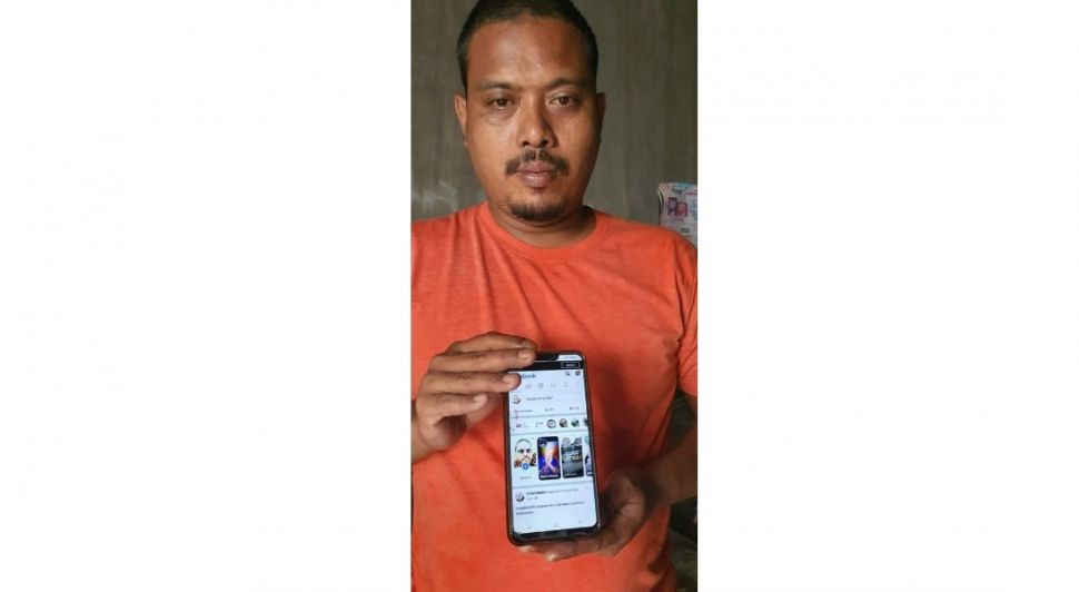 Pembuat foto Wakil Presiden Maruf Amin dengan bintang porno asal Jepang Shigeo Tokuda atau Kakek Sugiono ditangkap. (dok polisi)