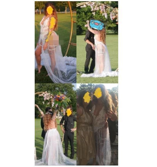 Mempelai Jadi Kontroversi karena Gaun Pengantin Transparan (reddit.com/r/weddingshaming)