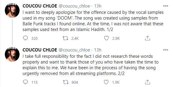 Rihanna Dikecam karena Gunakan Lagu dengan Hadis Islam saat Fashion Show (twitter.com/coucou_chloe)