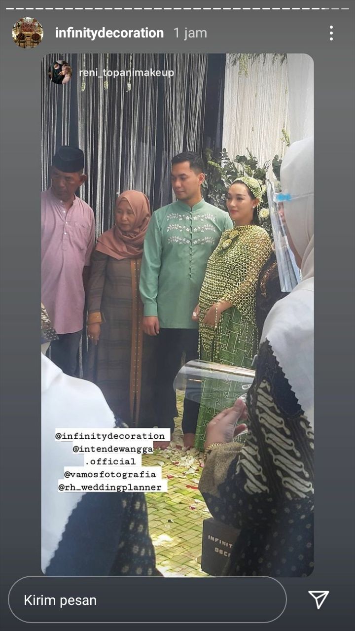 Momen siraman Zaskia Gotik dan Sirajuddin Mahmud [Instagram]