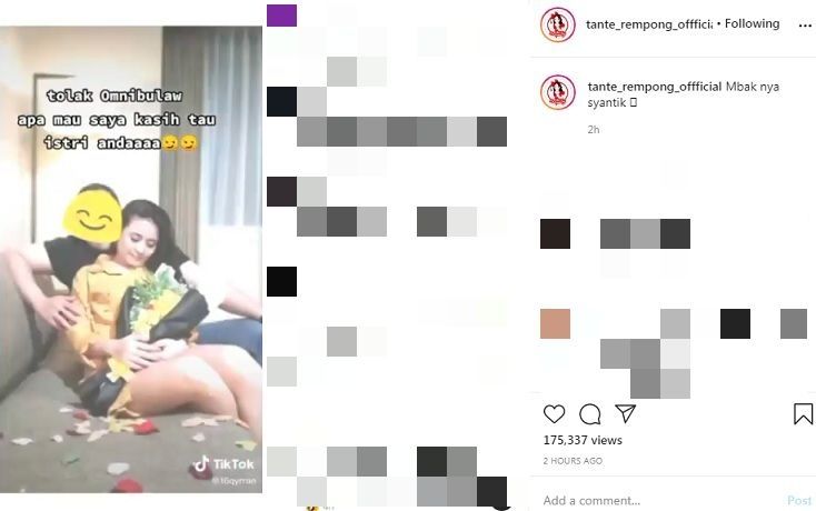 viral perempuan ancam laporkan istri sah [Instagram]