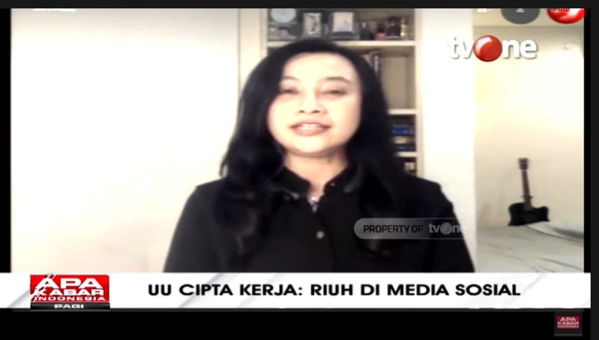 Pengamat Medsos Buka Suara Soal Perang Kata UU Cipta Kerja di Dunia Maya (YouTube: Apa Kabar Indonesia TvOne).