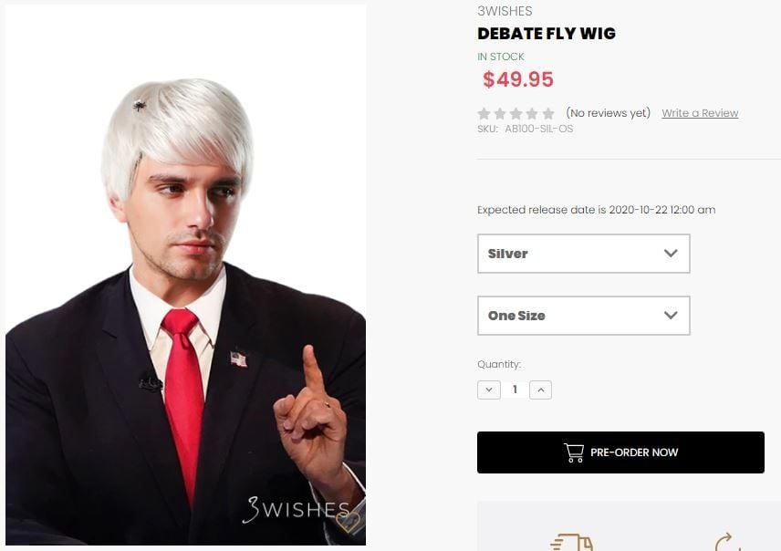 Wig Mike Pence Dihinggapi Lalat (3wishes.com)