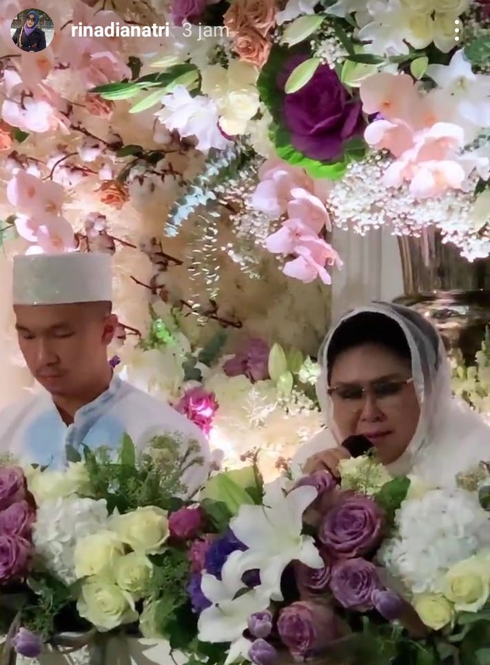 Calon suami Nikita Willy, Indra Priawan menggelar acara pengajian jelang pernkahan. [Instagram]