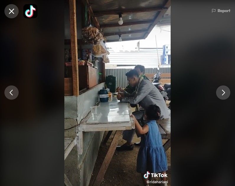 viral pengantin pria ngopi, pengantin wanita rebahan di pelaminan (Tiktok)