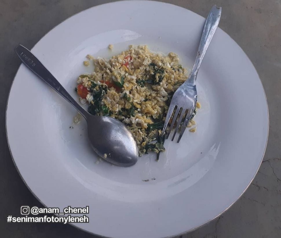 Warung jual nasi goreng tanpa nasi (IG/anam_chenel)