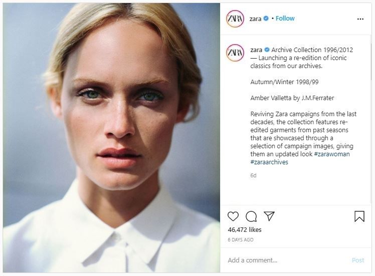 Zara Rilis Koleksi Lawas, Harganya Jutaan (instagram.com/zara)