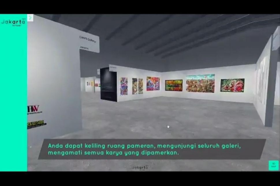 Art Virtual Jakarta 2020. (Dok: Istimewa)