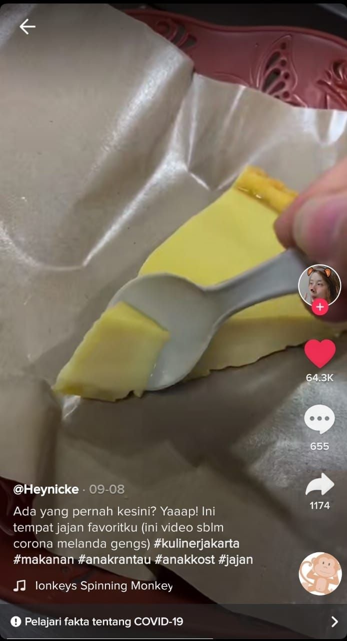 Makanan di Kantin Ie Suan (TikTok @dulunyapendiam)