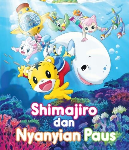 Shimajiro dan Nyanyian Paus (Dok. Shimajiro Movie)