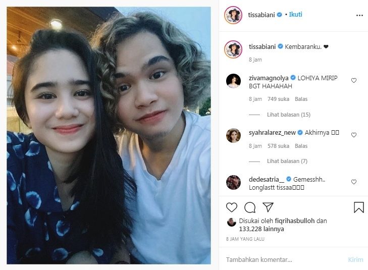 Tissa Biani dan Dul Jaelani [Instagram/@tissabiani]