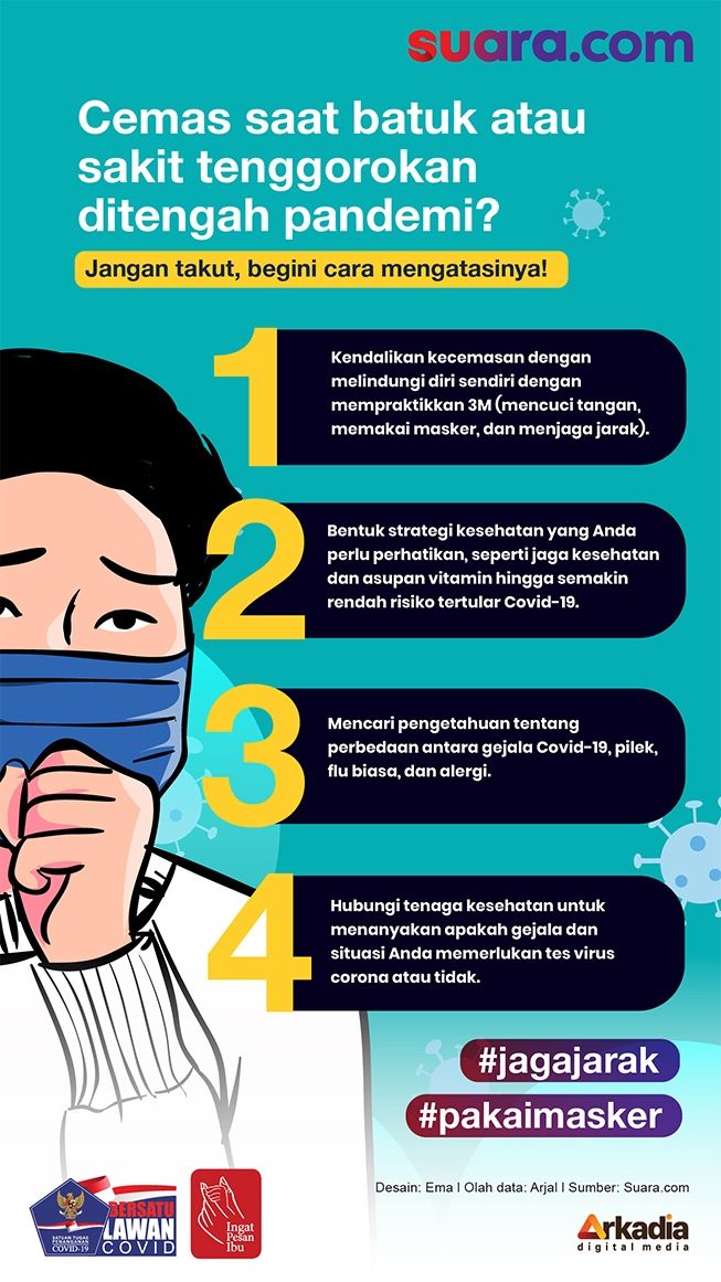 Tenggorokan gatal dan batuk, apa obatnya