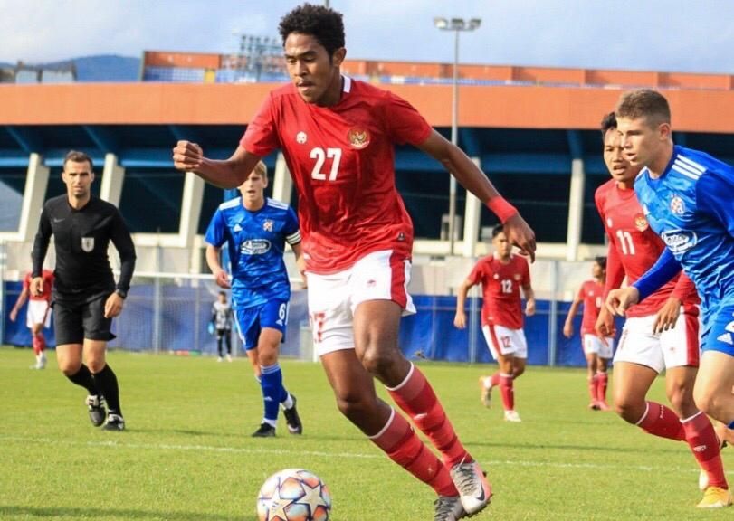 Braif Fatari saat tampil bersama Timnas Indonesia U-19 (laman resmi Persija).