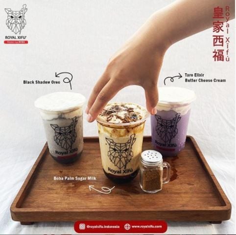 Varian menu di Royal Xifu (Instagram @royalxifu.indonesia)