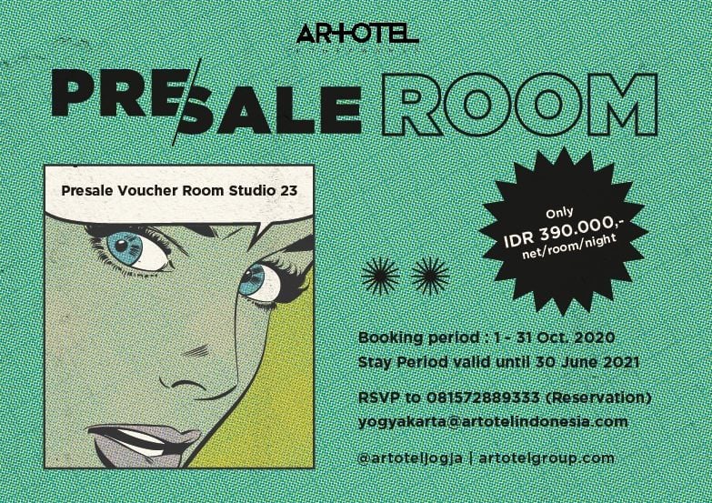 Promo Pre Sale Room di ARTOTEL Yogyakarta. (ARTOTEL)