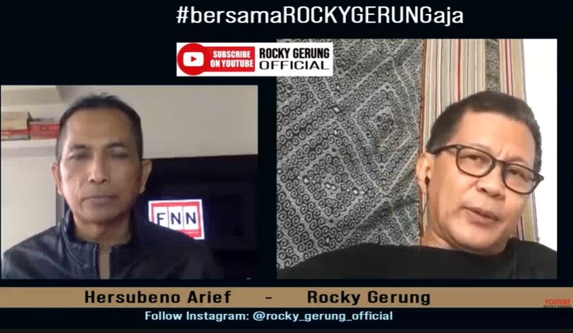 Tangkapan Layar Video Rocky Gerung Sindir DPR Soal Omnibus Law, Lama-lama Dicetak Pakai Kertas Toilet