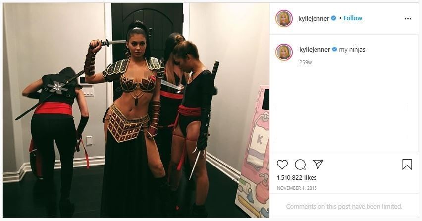 Deretan Kostum Halloween Kylie Jenner (instagram.com/kyliejenner)