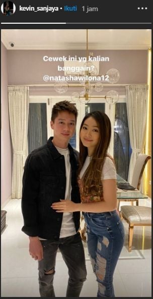 Kevin Sanjaya pamer foto mesra dengan Natasha Wilona. (Instagram/@kevin_sanjaya).