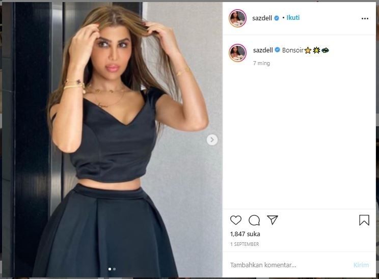 Influencer Sazdel El-Kak Dideportasi karena Terlalu Seksi (instagram.com/sazdell)