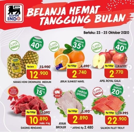 Promo di Superindo. (Instagram/@infosuperindo)